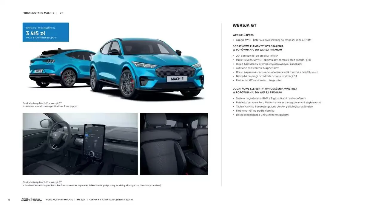 Gazetka MUSTANG MACH-E od 6 listopada do 6 listopada 2025 - Strona 8