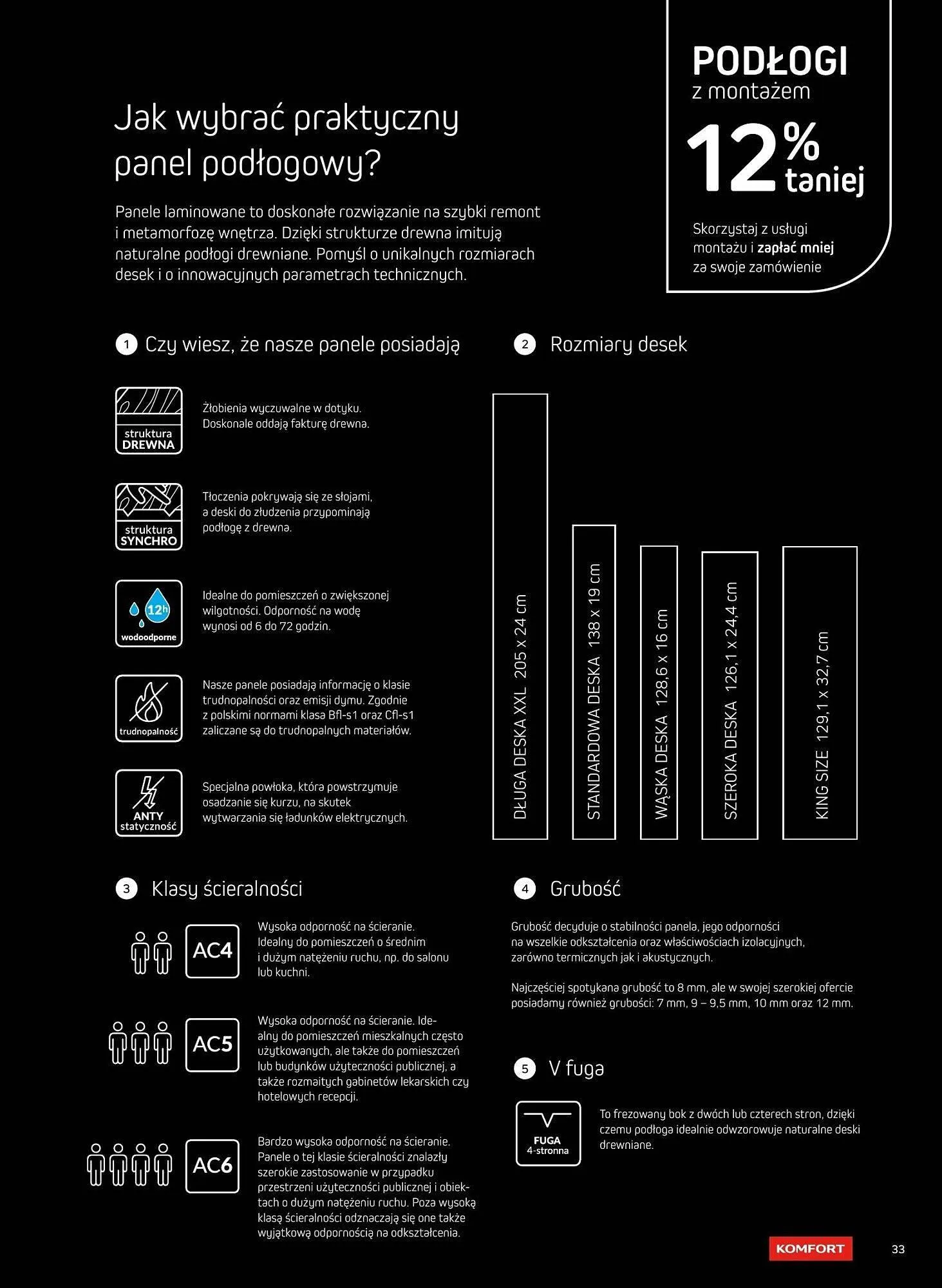 Gazetka Komfort gazetka od 16 sierpnia do 31 grudnia 2025 - Strona 33