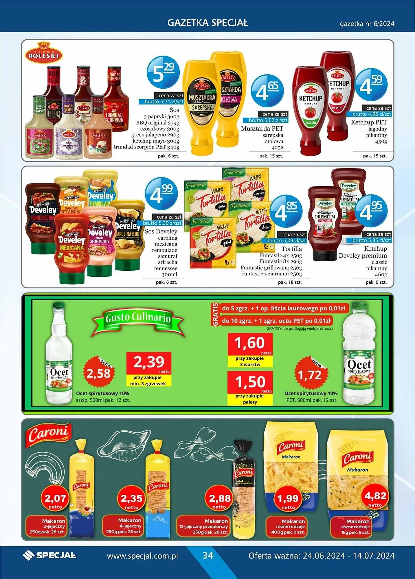 Gazetka Specjał gazetka od 24 czerwca do 14 lipca 2024 - Strona 34