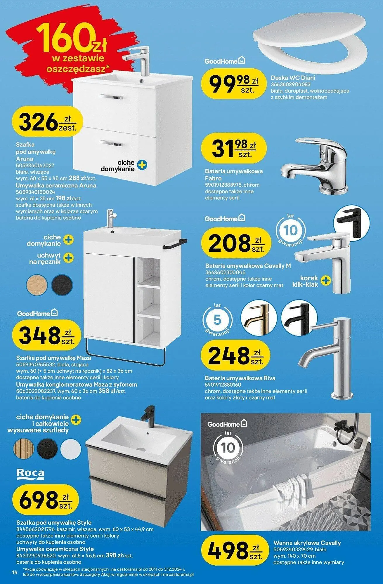 Gazetka Castorama gazetka od 20 listopada do 3 grudnia 2024 - Strona 14