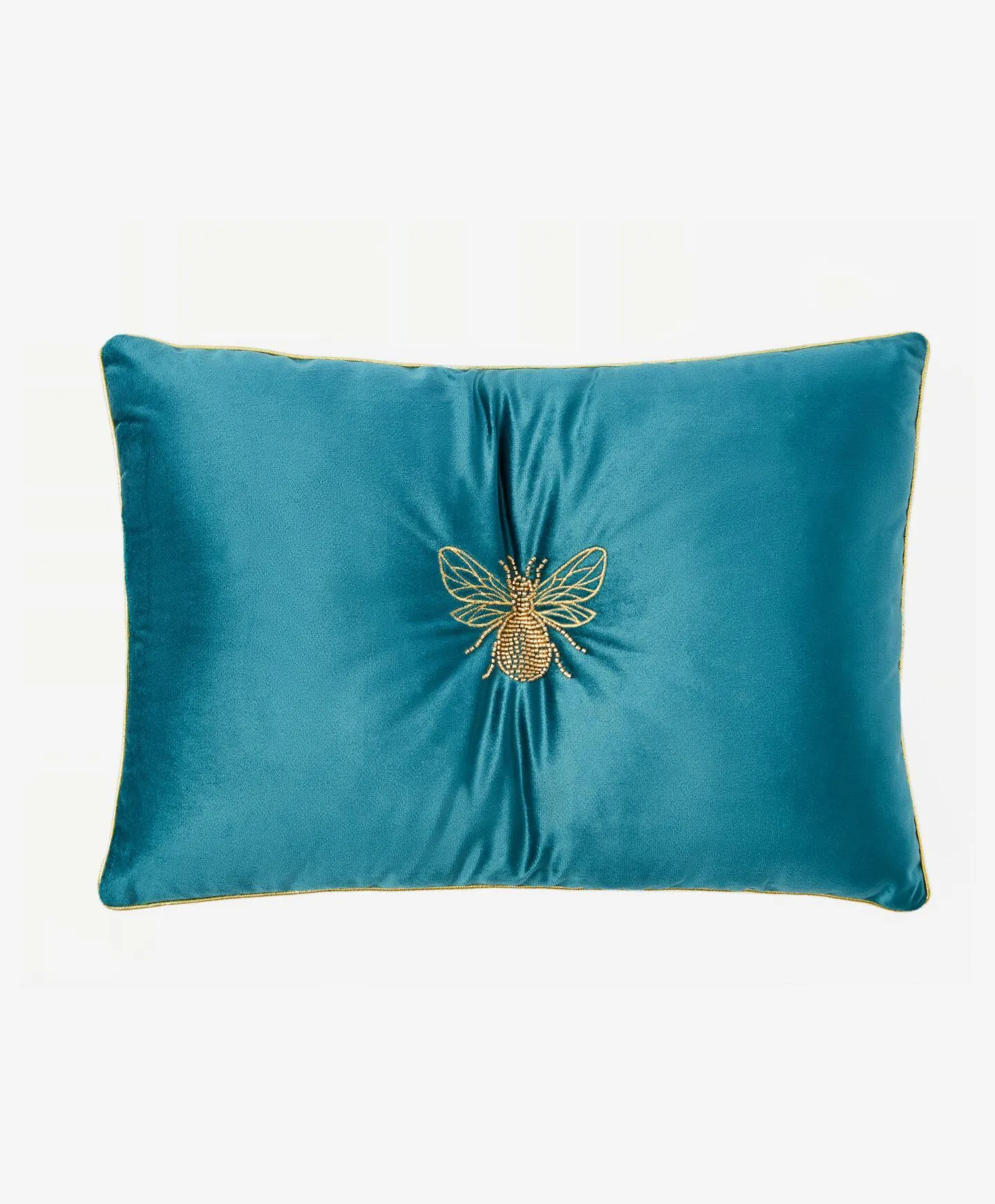 Poduszka z ozdobnym owadem