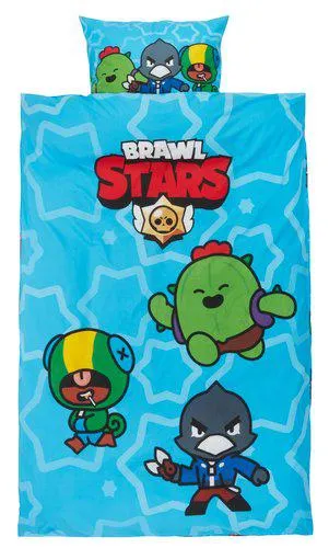 Bettwäsche BRAWL STARS 160x210 blau