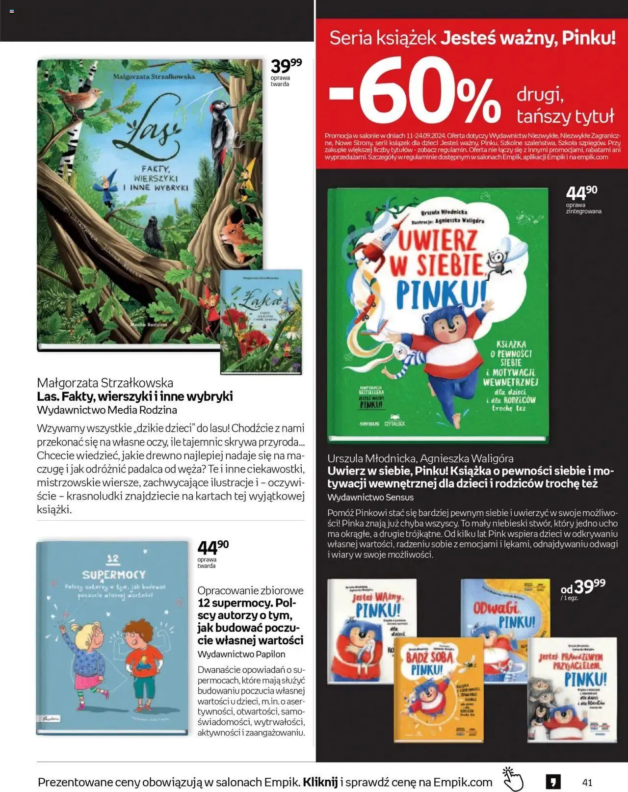 Gazetka Empik Gazetka od 11 września do 24 września 2024 - Strona 41
