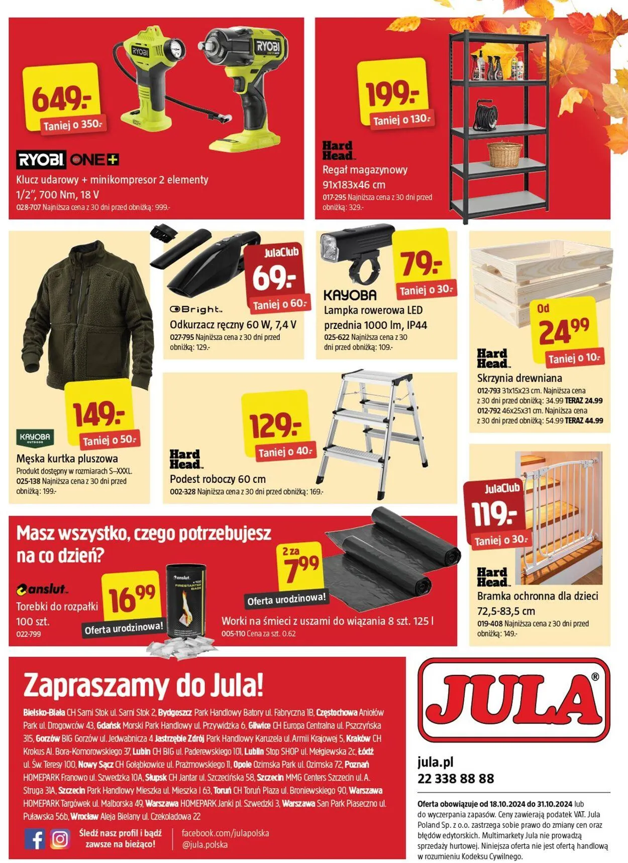 Gazetka Jula Aktualna gazetka od 9 stycznia do 23 stycznia 2025 - Strona 18