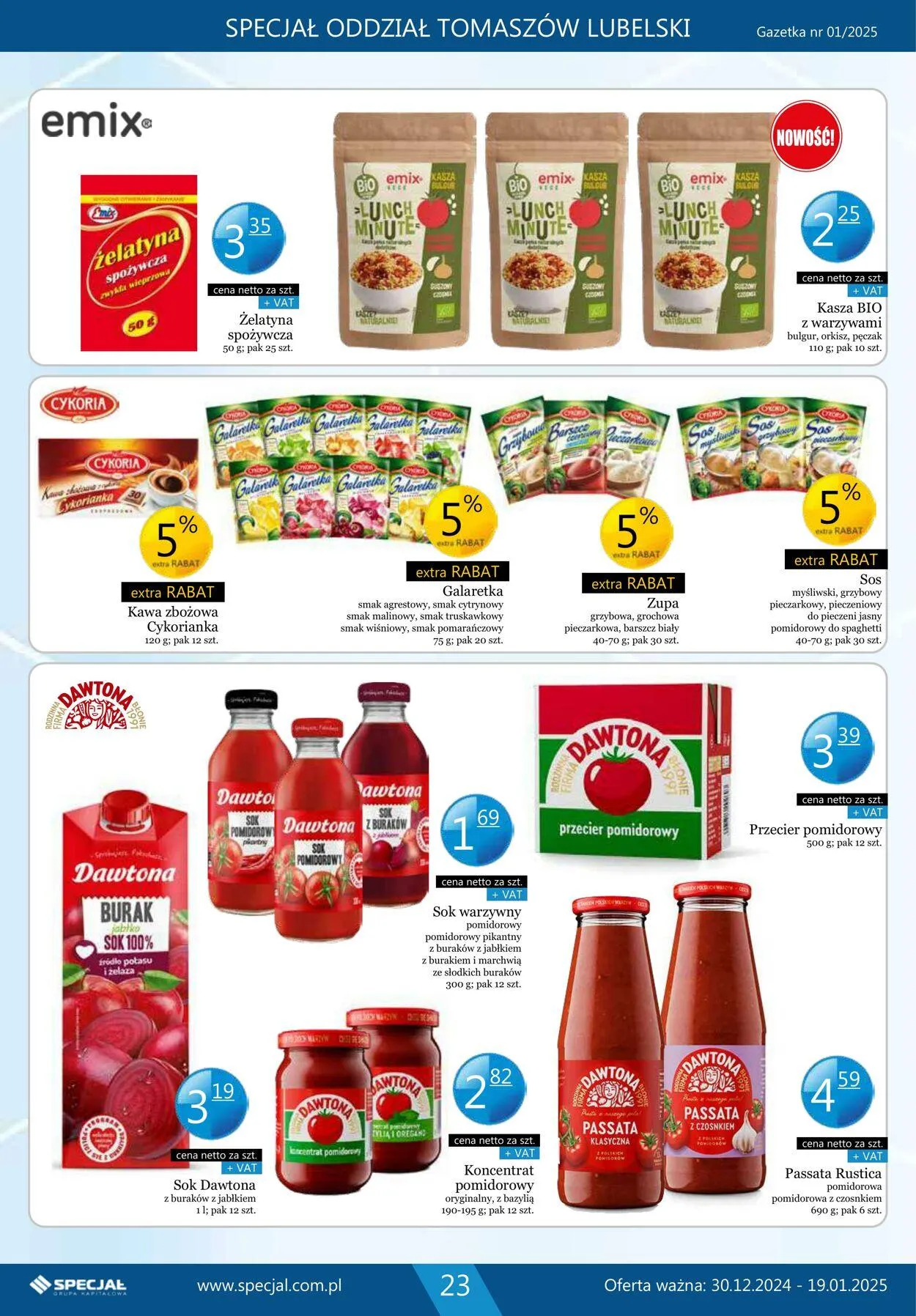 Gazetka Specjał od 30 grudnia do 19 stycznia 2026 - Strona 23