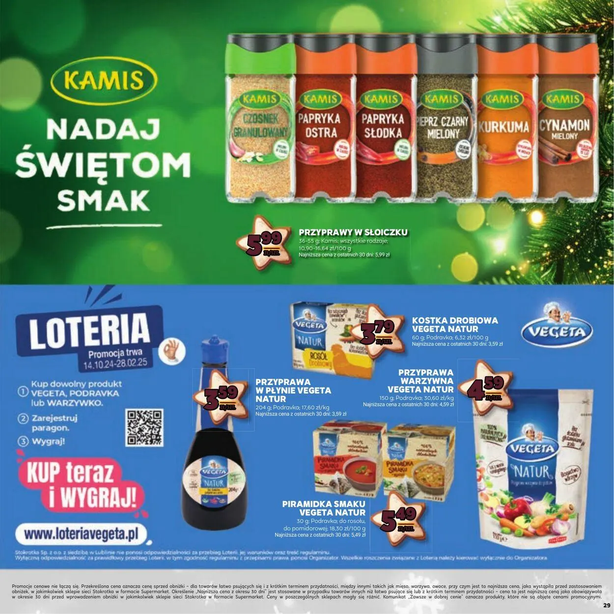 Gazetka Stokrotka Aktualna gazetka od 12 grudnia do 27 grudnia 2024 - Strona 29