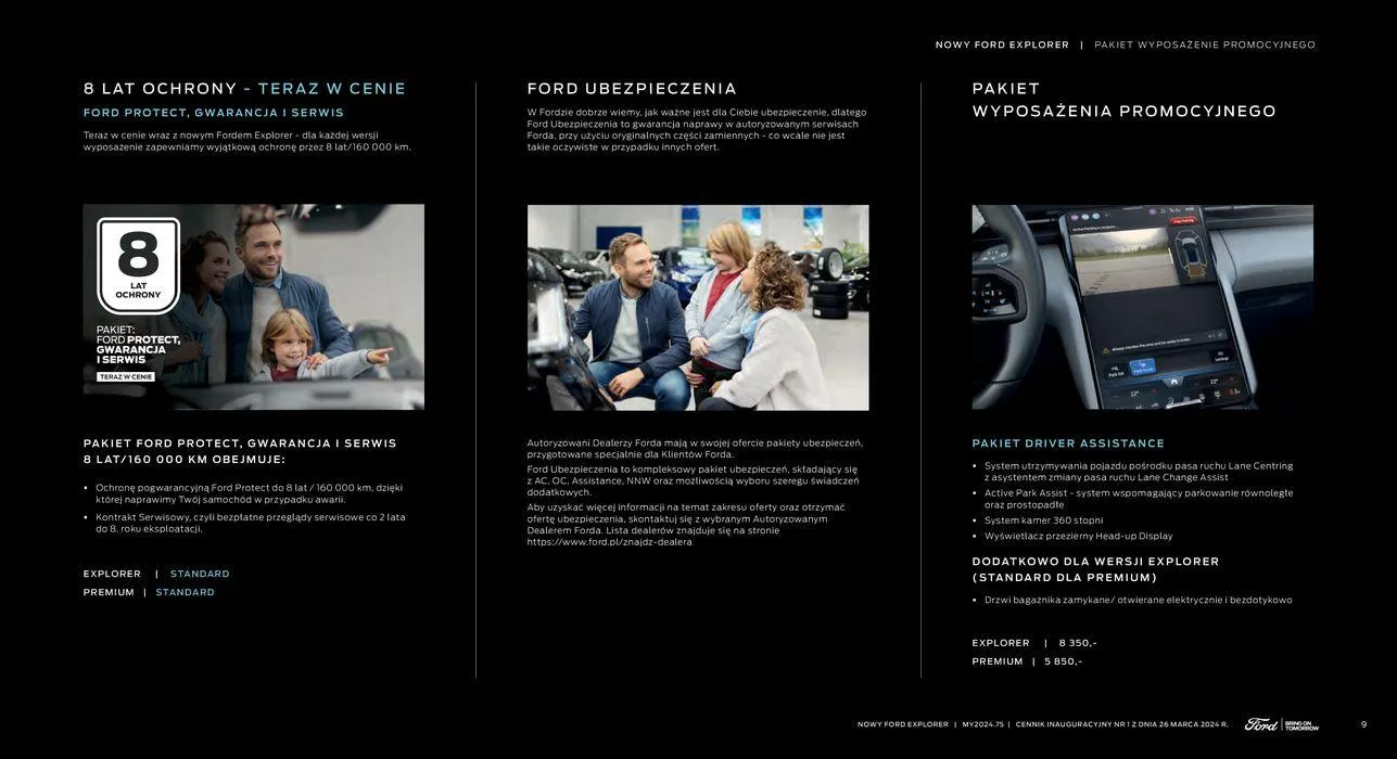 Gazetka NOWY FORD EXPLORER od 16 kwietnia do 16 kwietnia 2025 - Strona 9