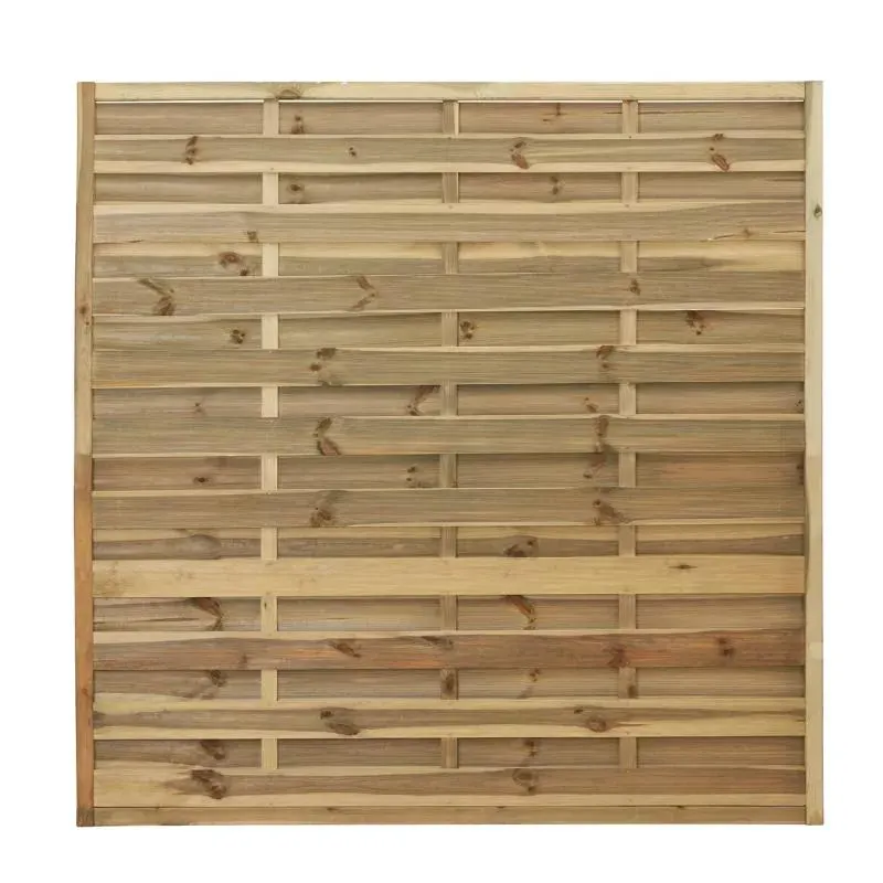 Płot Blooma Douro 180 x 180 cm zielony rama 35 mm