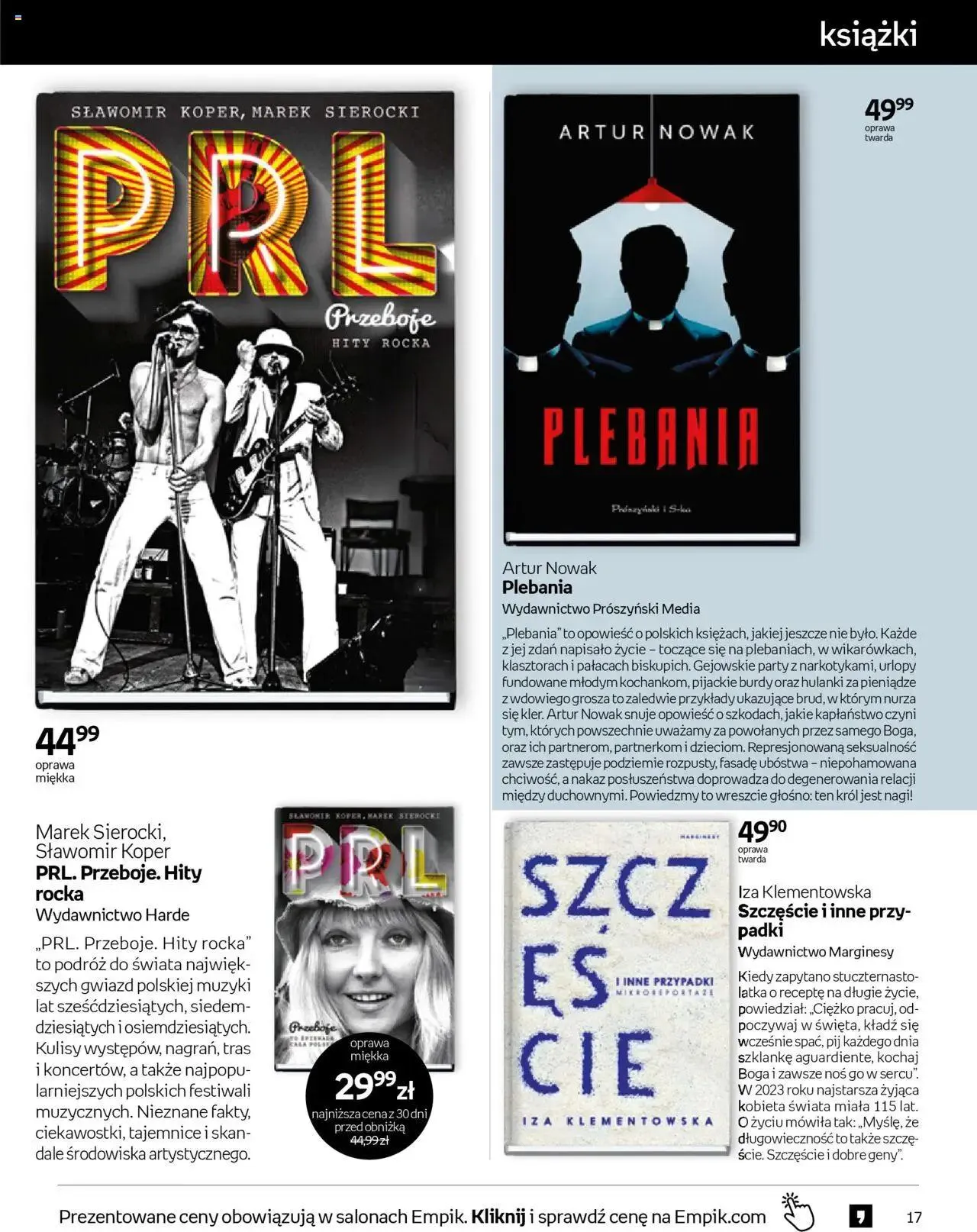 Gazetka Empik Gazetka - Tom kultury Książki od 31 lipca do 13 sierpnia 2024 - Strona 17