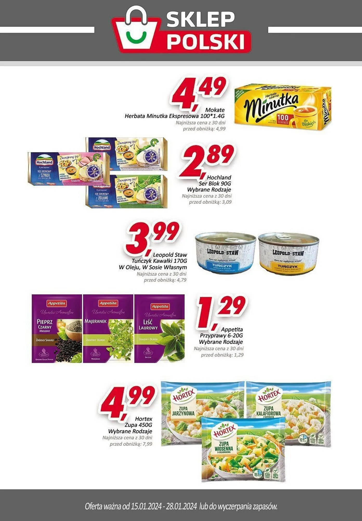Gazetka Sklep Polski gazetka od 15 stycznia do 28 stycznia 2024 - Strona
