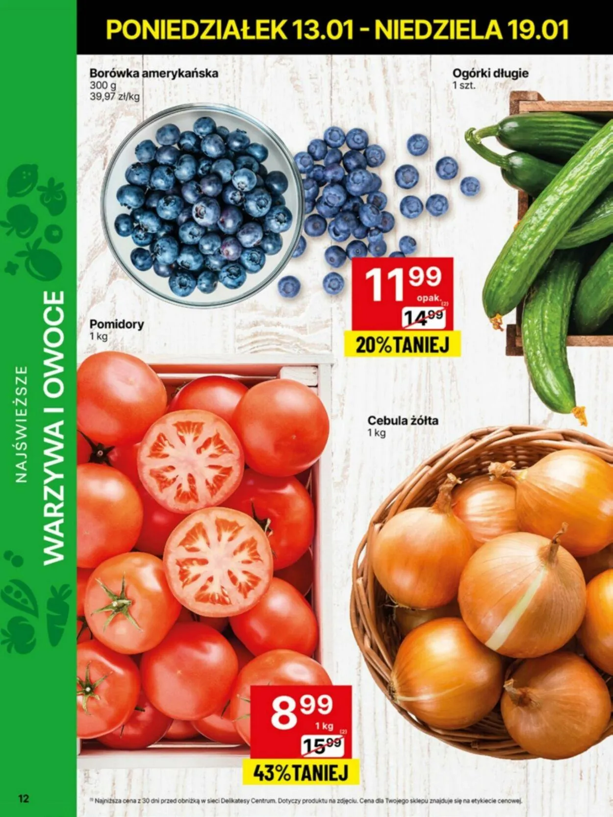 Gazetka Delikatesy Centrum Aktualna gazetka od 13 stycznia do 19 stycznia 2025 - Strona 12