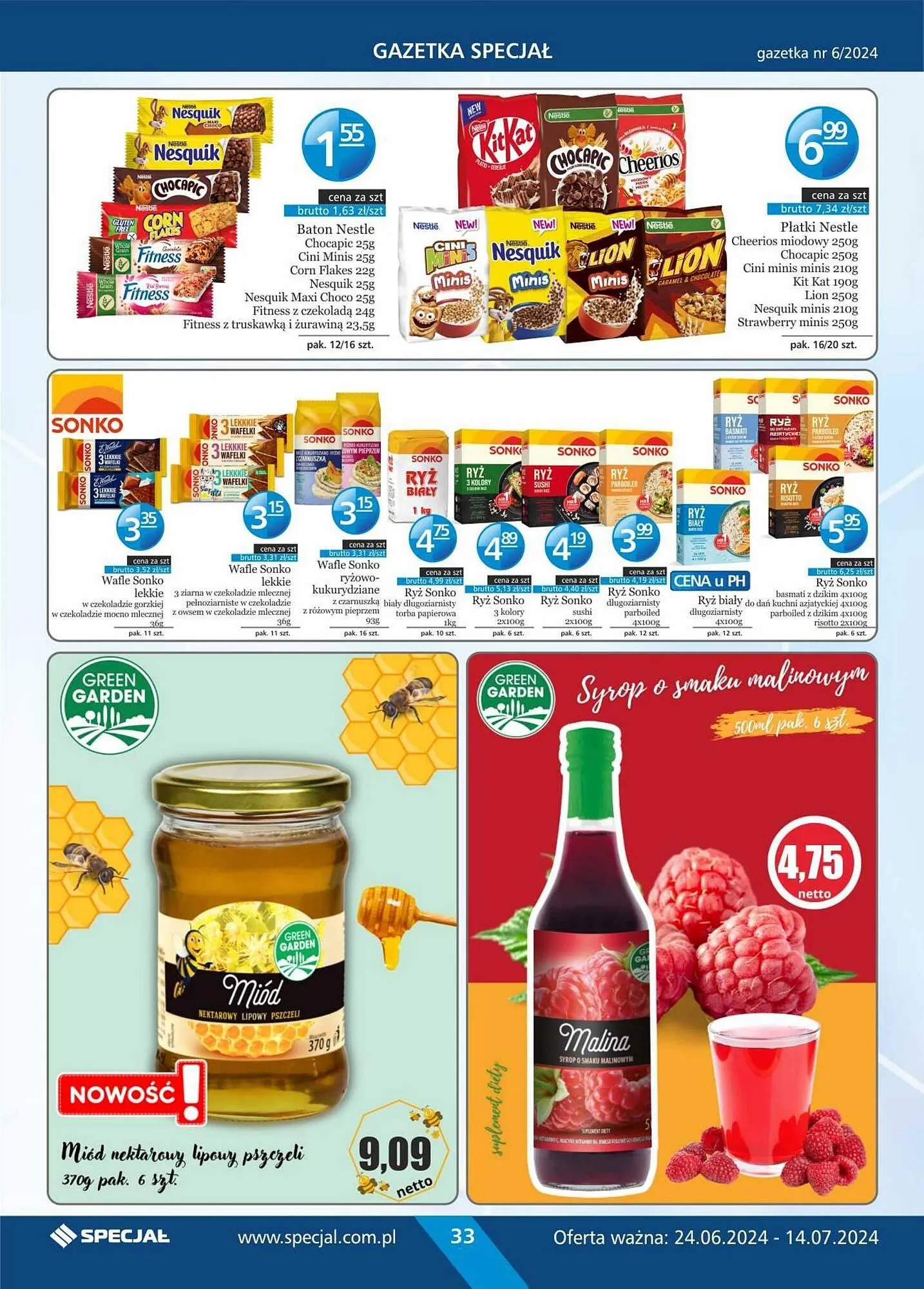 Gazetka Specjał gazetka od 24 czerwca do 14 lipca 2024 - Strona 33