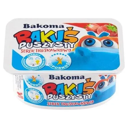 BAKOMA BAKUŚ PUSZYSTY SEREK TRUSKAWKOWY 90 G 0.09 kg