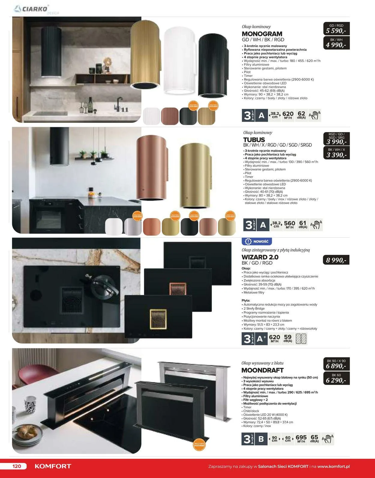 Gazetka Komfort Aktualna gazetka od 25 października do 31 stycznia 2024 - Strona 119