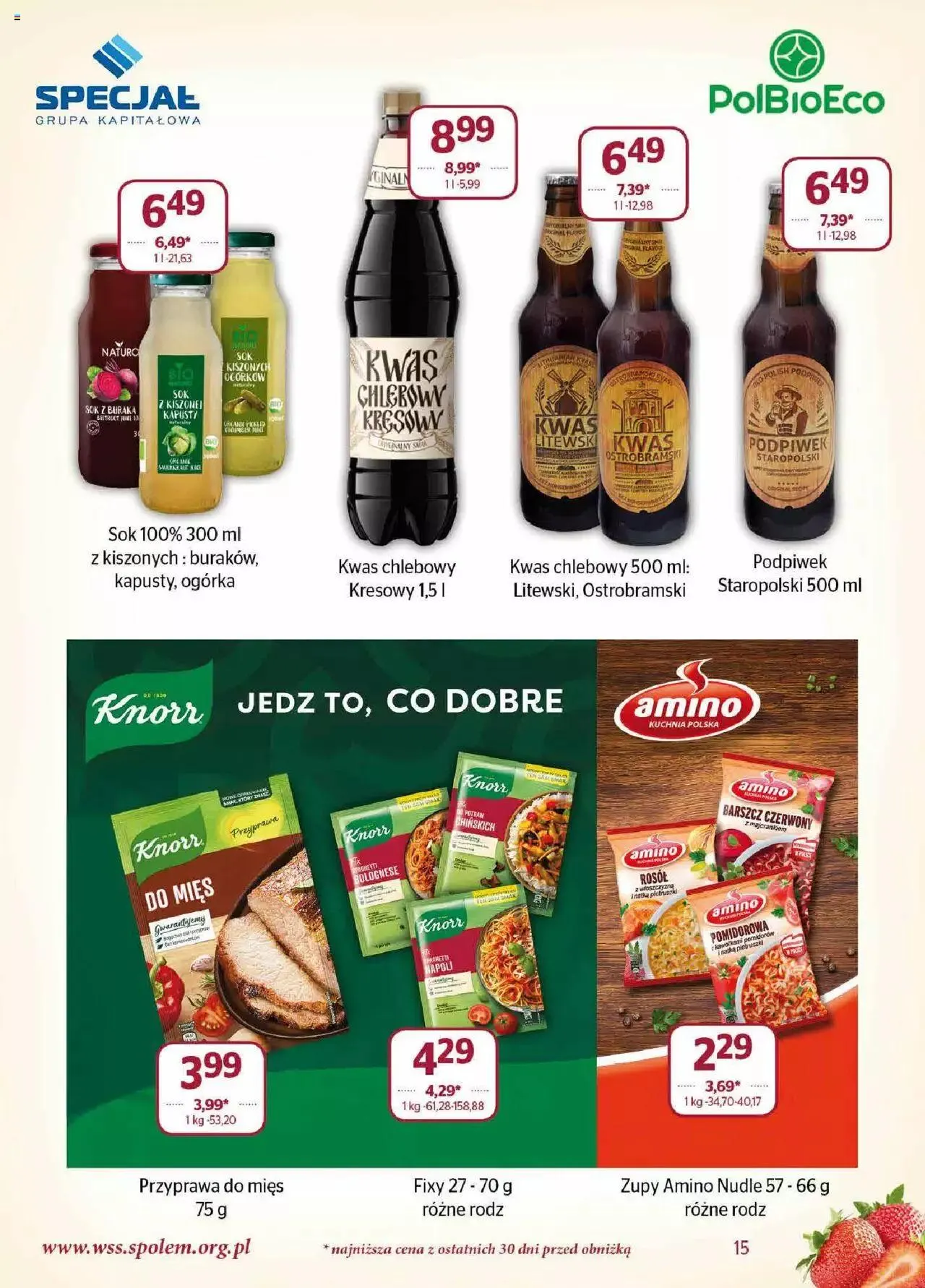 Gazetka Społem Gazetka od 1 czerwca do 30 czerwca 2024 - Strona 15