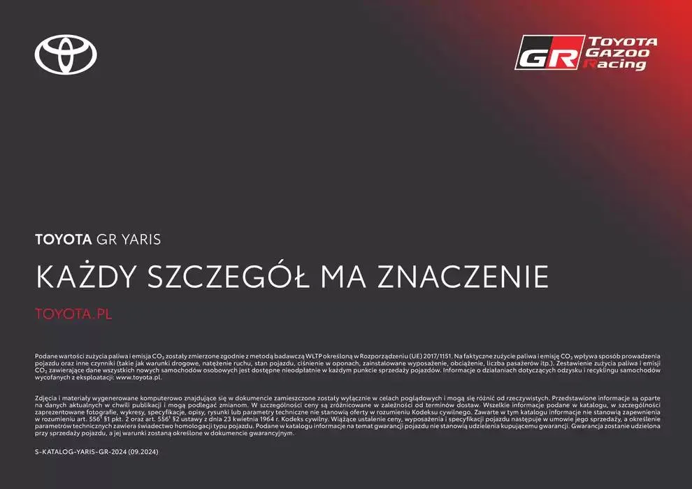 Gazetka New Toyota GR Yaris 2024 od 6 listopada do 30 listopada 2025 - Strona 25