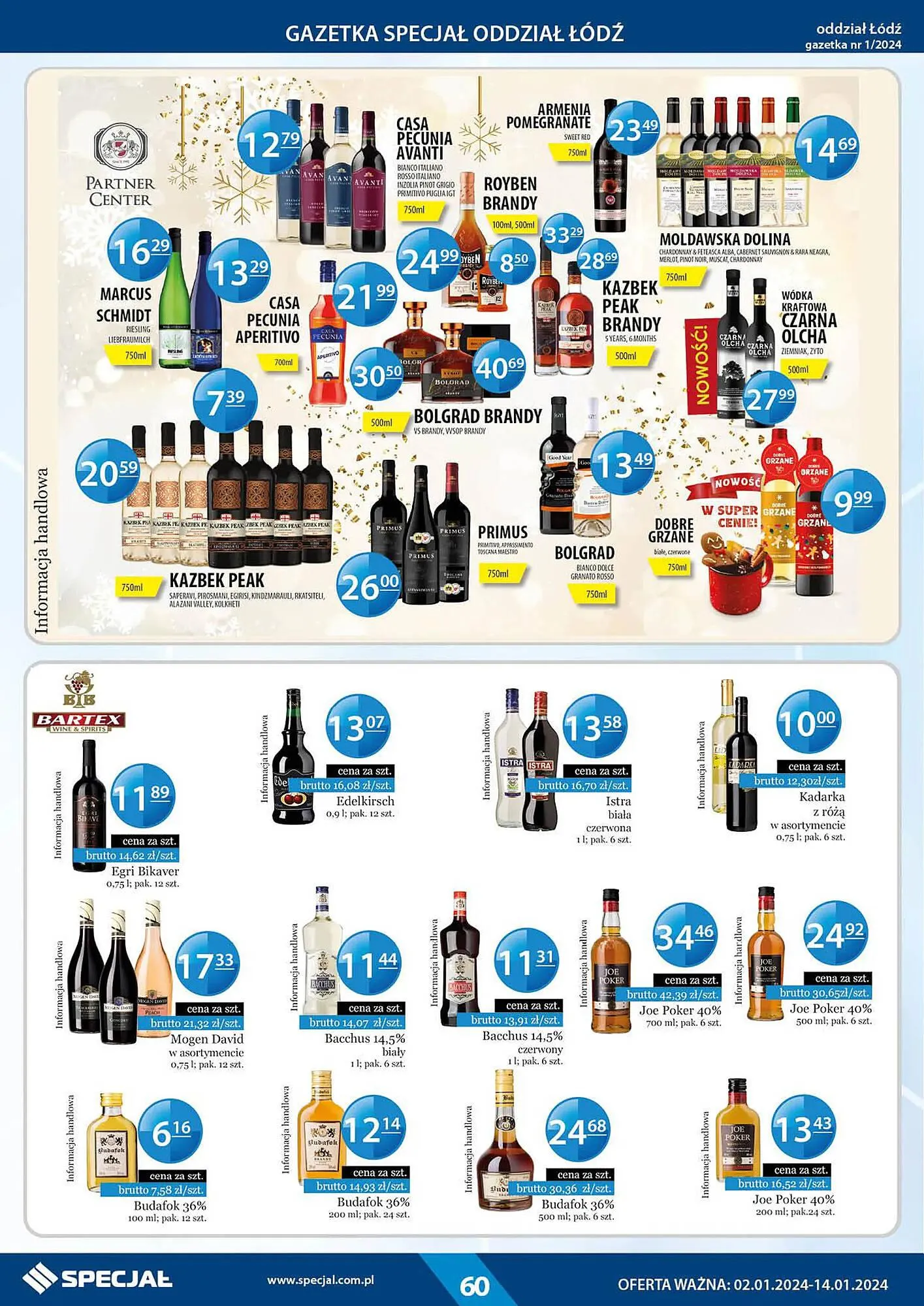 Gazetka Specjał gazetka od 2 stycznia do 14 stycznia 2024 - Strona 60