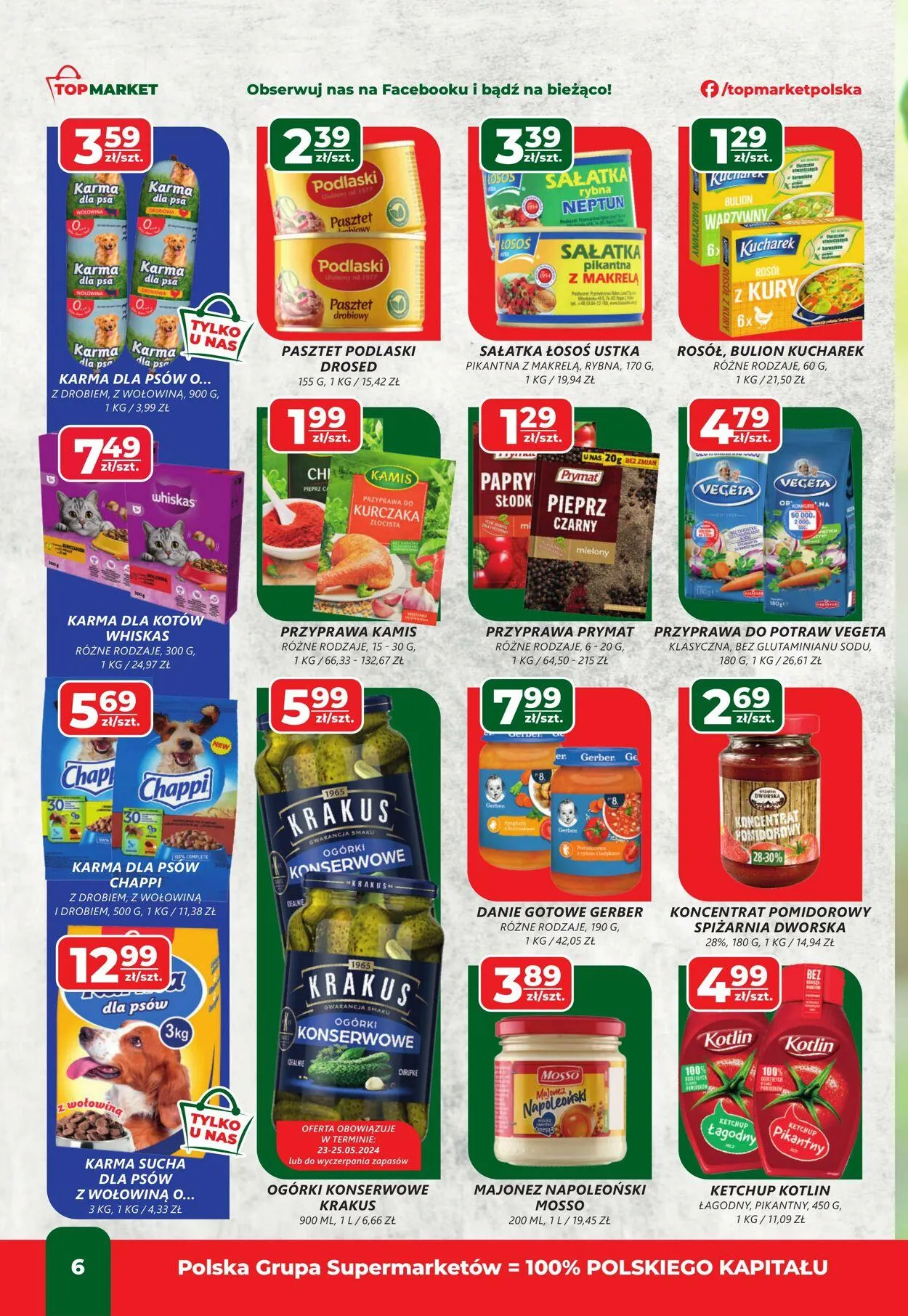 Gazetka Top Market Aktualna gazetka od 4 sierpnia do 18 sierpnia 2024 - Strona 6