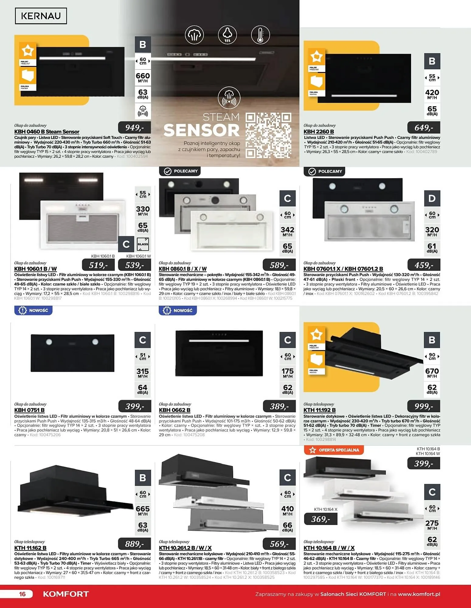Gazetka Komfort gazetka od 11 września do 31 grudnia 2024 - Strona 16