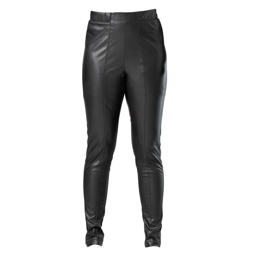 Legíny s koženým vzhledem