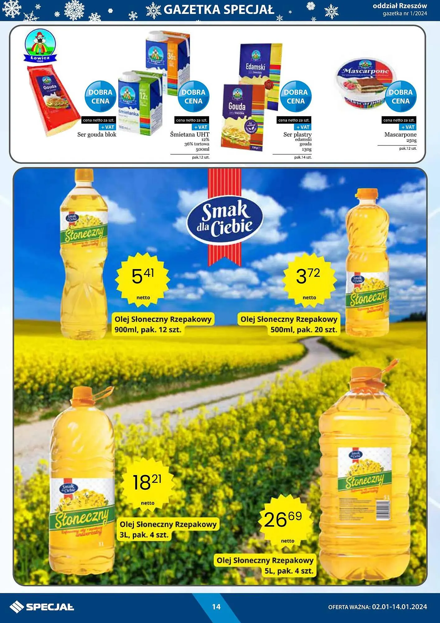 Gazetka Specjał gazetka od 2 stycznia do 14 stycznia 2024 - Strona 14