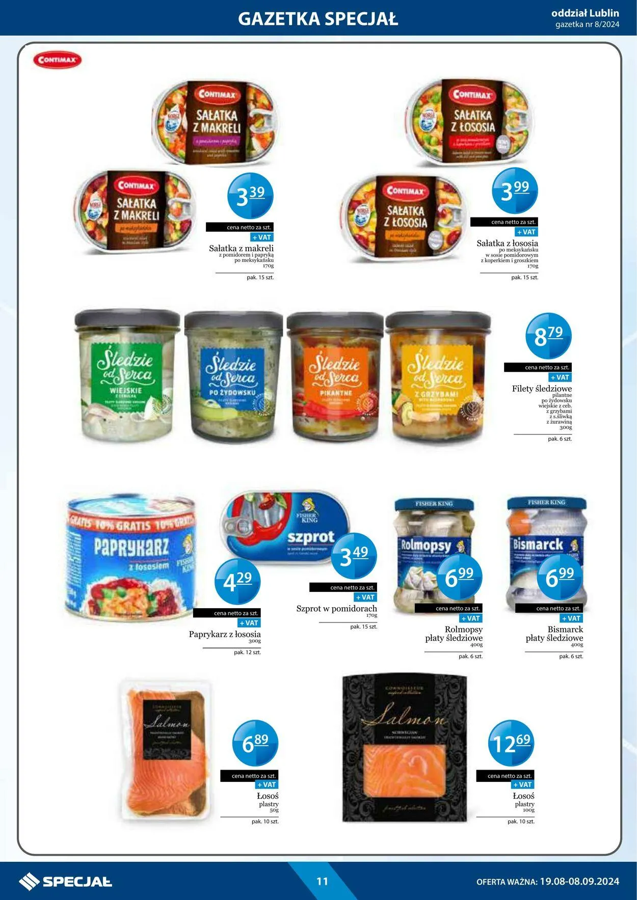 Gazetka Specjał od 19 sierpnia do 8 września 2024 - Strona 11