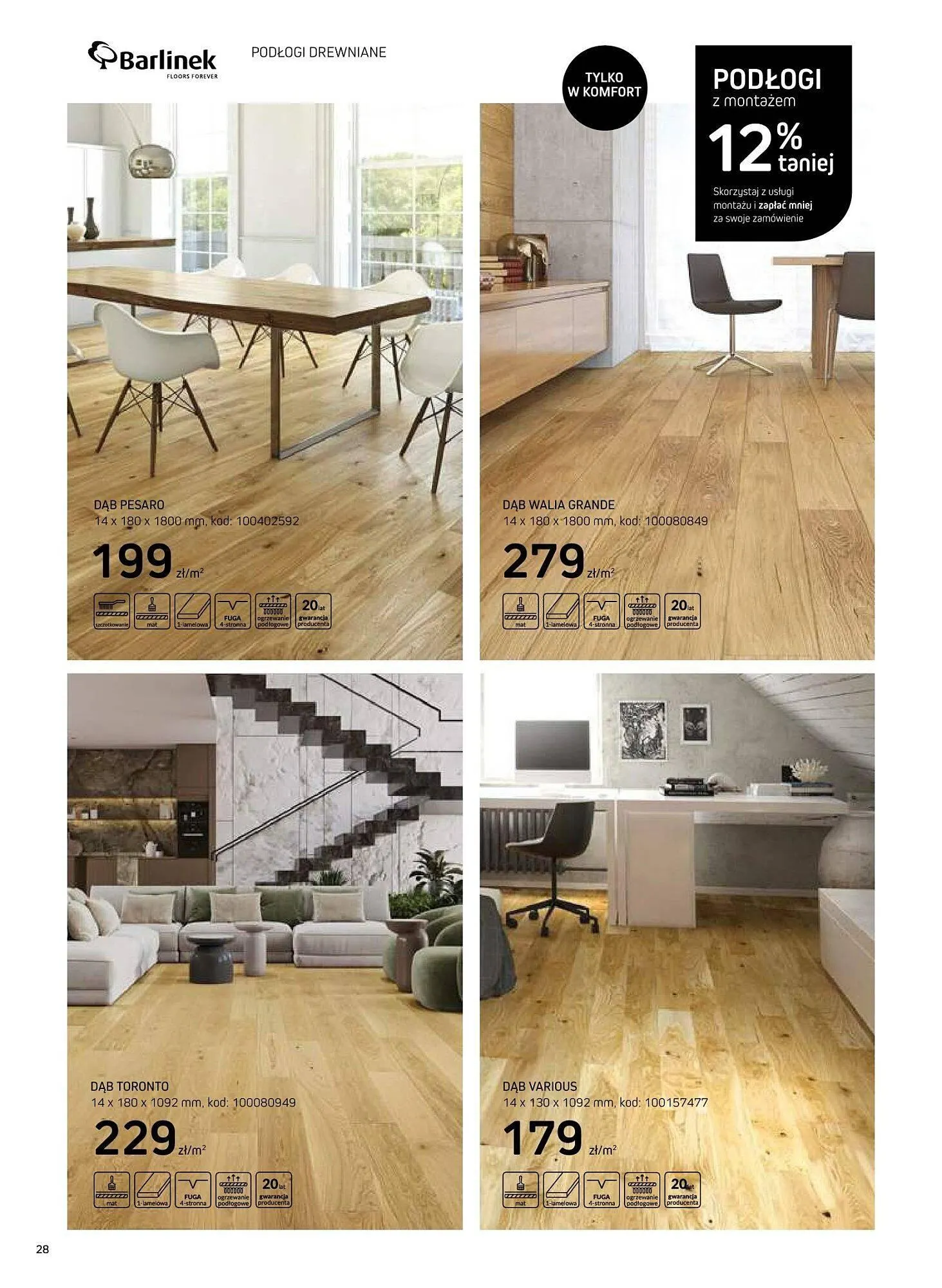 Gazetka Komfort gazetka od 16 sierpnia do 31 grudnia 2025 - Strona 28