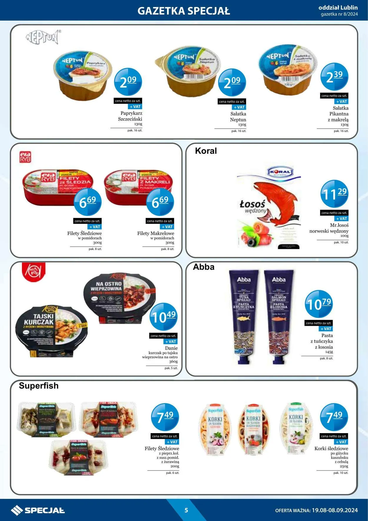 Gazetka Specjał od 19 sierpnia do 8 września 2024 - Strona 5
