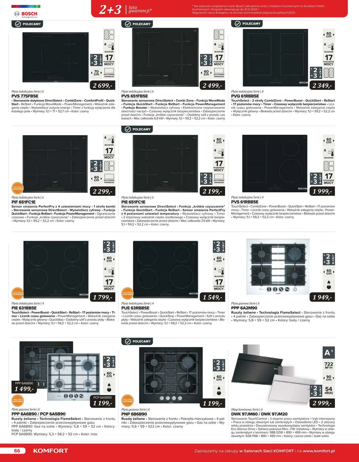 Gazetka Komfort Aktualna gazetka od 25 października do 31 stycznia 2024 - Strona 65