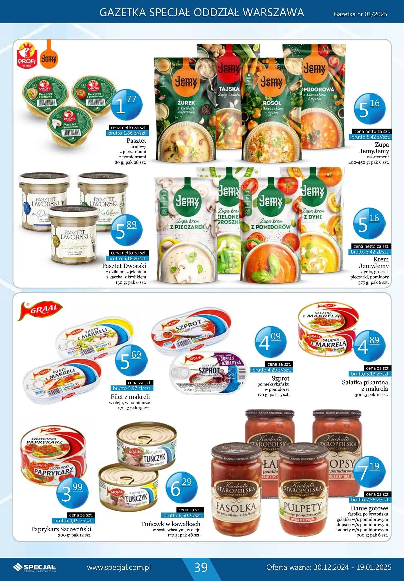 Gazetka Specjał gazetka od 30 grudnia do 19 stycznia 2025 - Strona 39