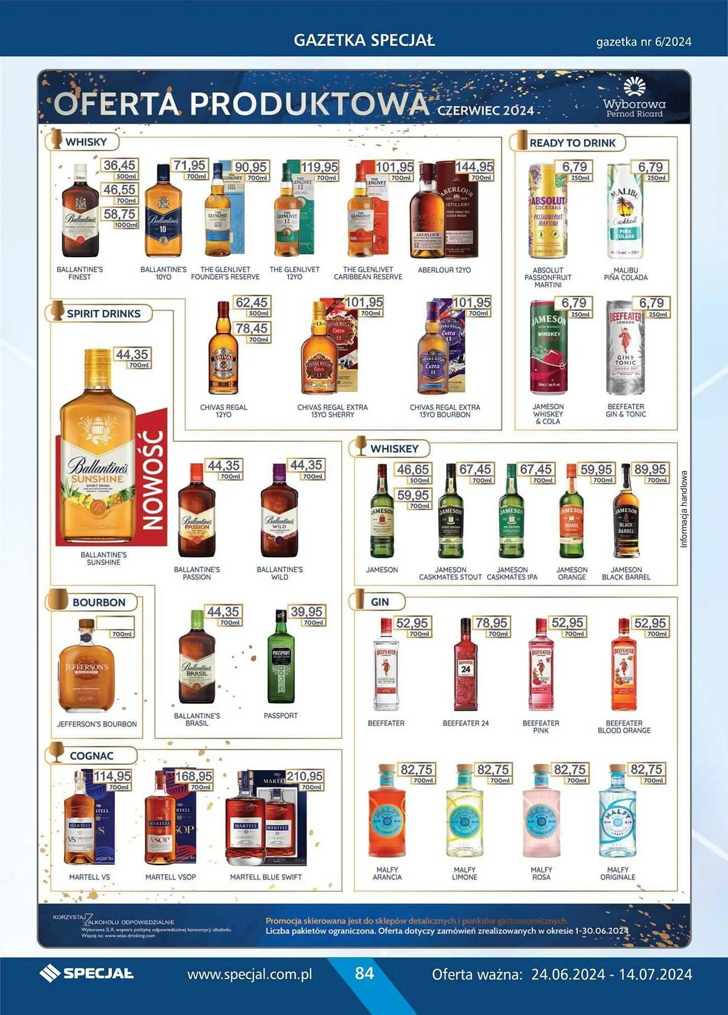 Gazetka Specjał gazetka od 24 czerwca do 14 lipca 2024 - Strona 84