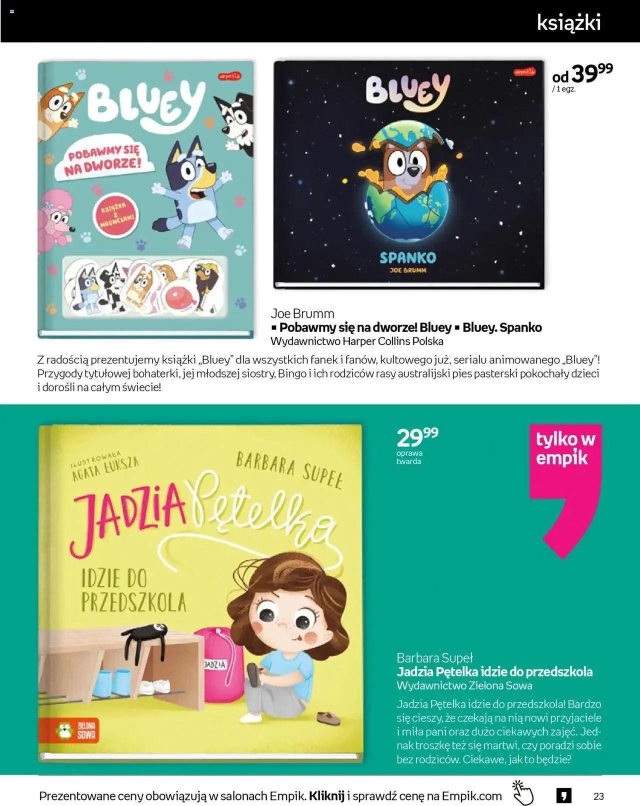 Gazetka Empik Gazetka - Tom kultury Książki od 31 lipca do 13 sierpnia 2024 - Strona 23