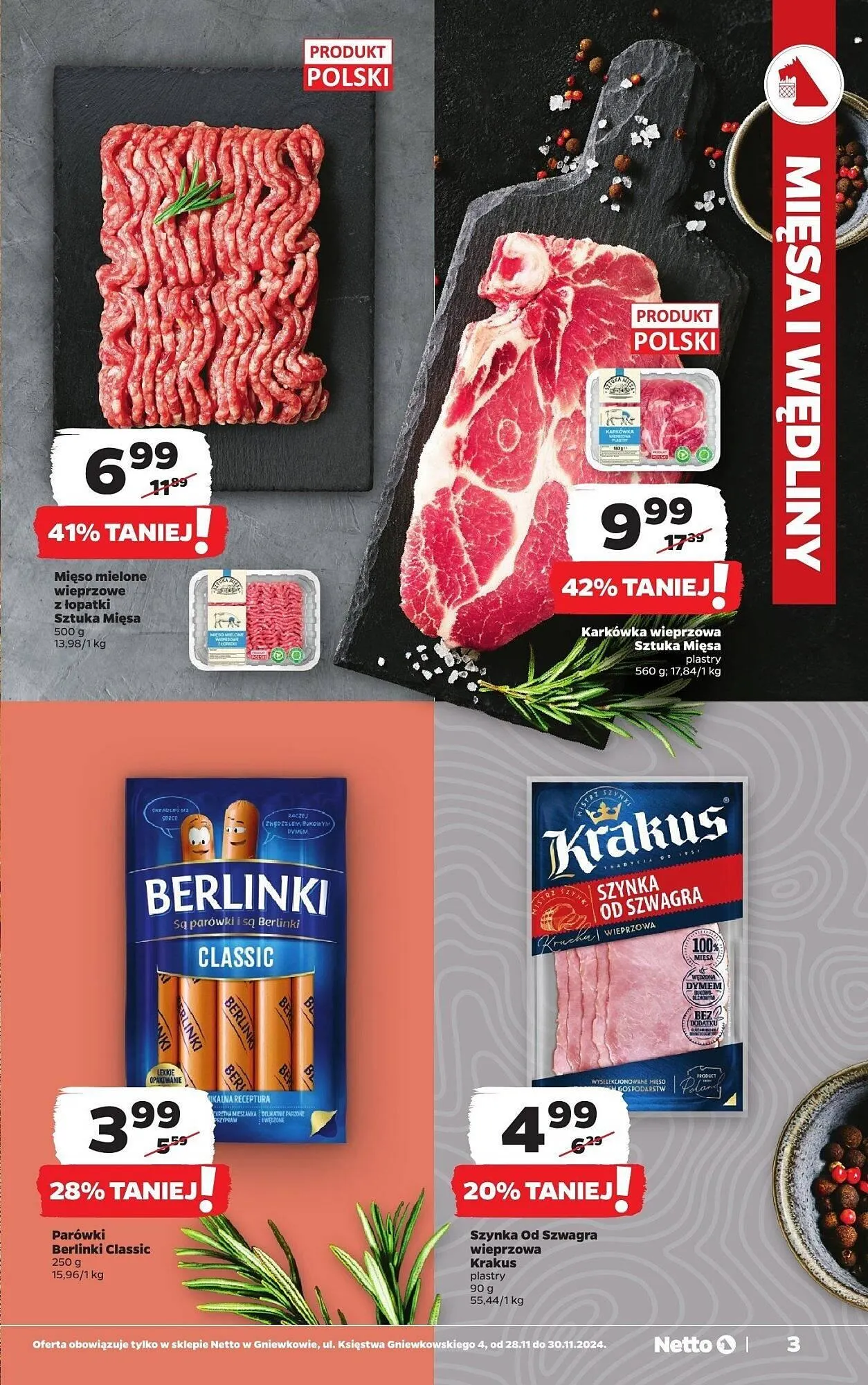 Gazetka Netto gazetka od 28 listopada do 30 listopada 2024 - Strona 3