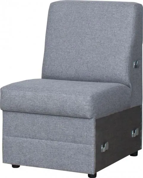 Siedzisko 1-osobowe Alka/Karmona (Gustimo szary)