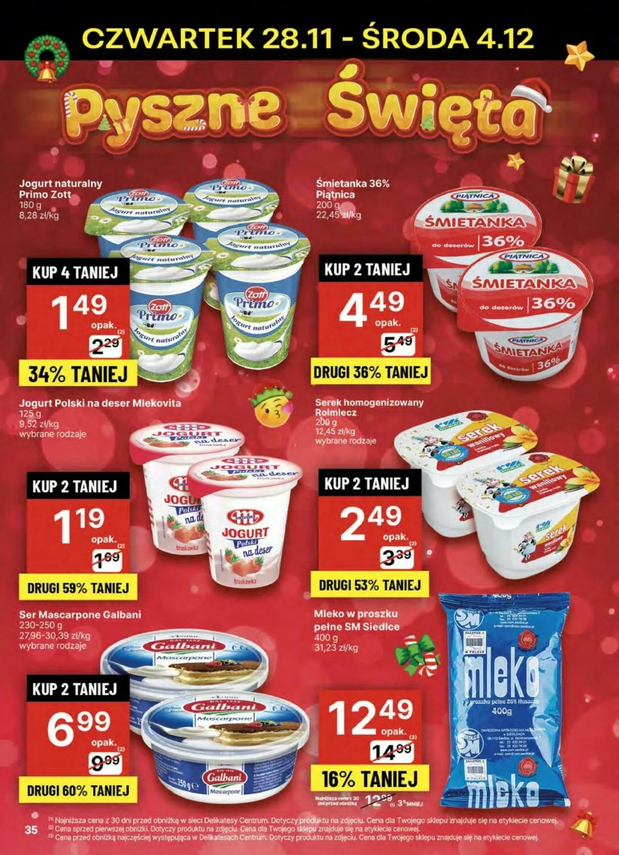 Gazetka Delikatesy Centrum Aktualna gazetka od 28 listopada do 4 grudnia 2024 - Strona 35