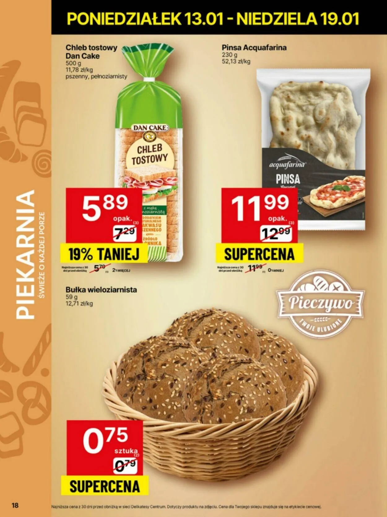 Gazetka Delikatesy Centrum Aktualna gazetka od 13 stycznia do 19 stycznia 2025 - Strona 18
