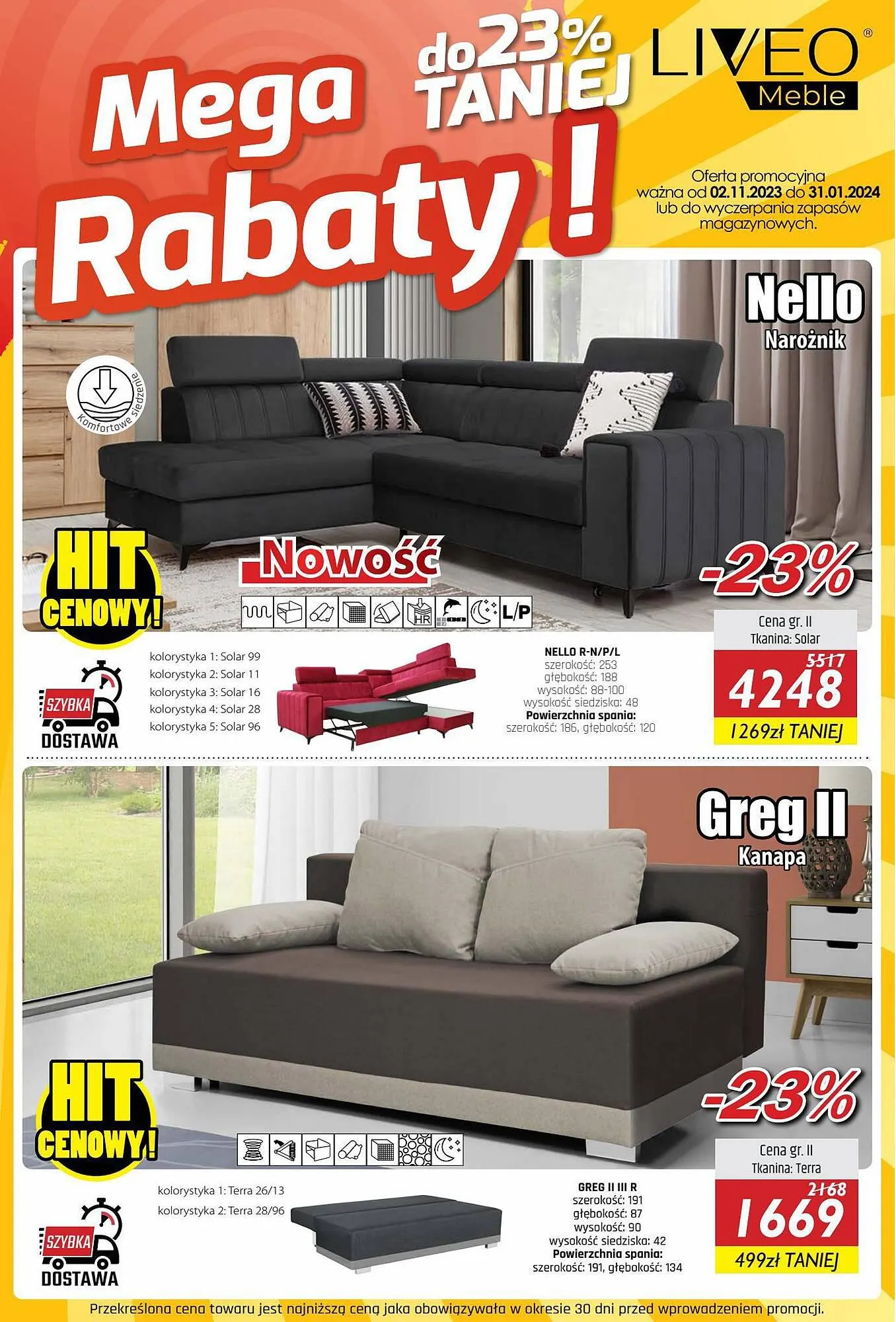 BOG FRAN Meble gazetka - 1