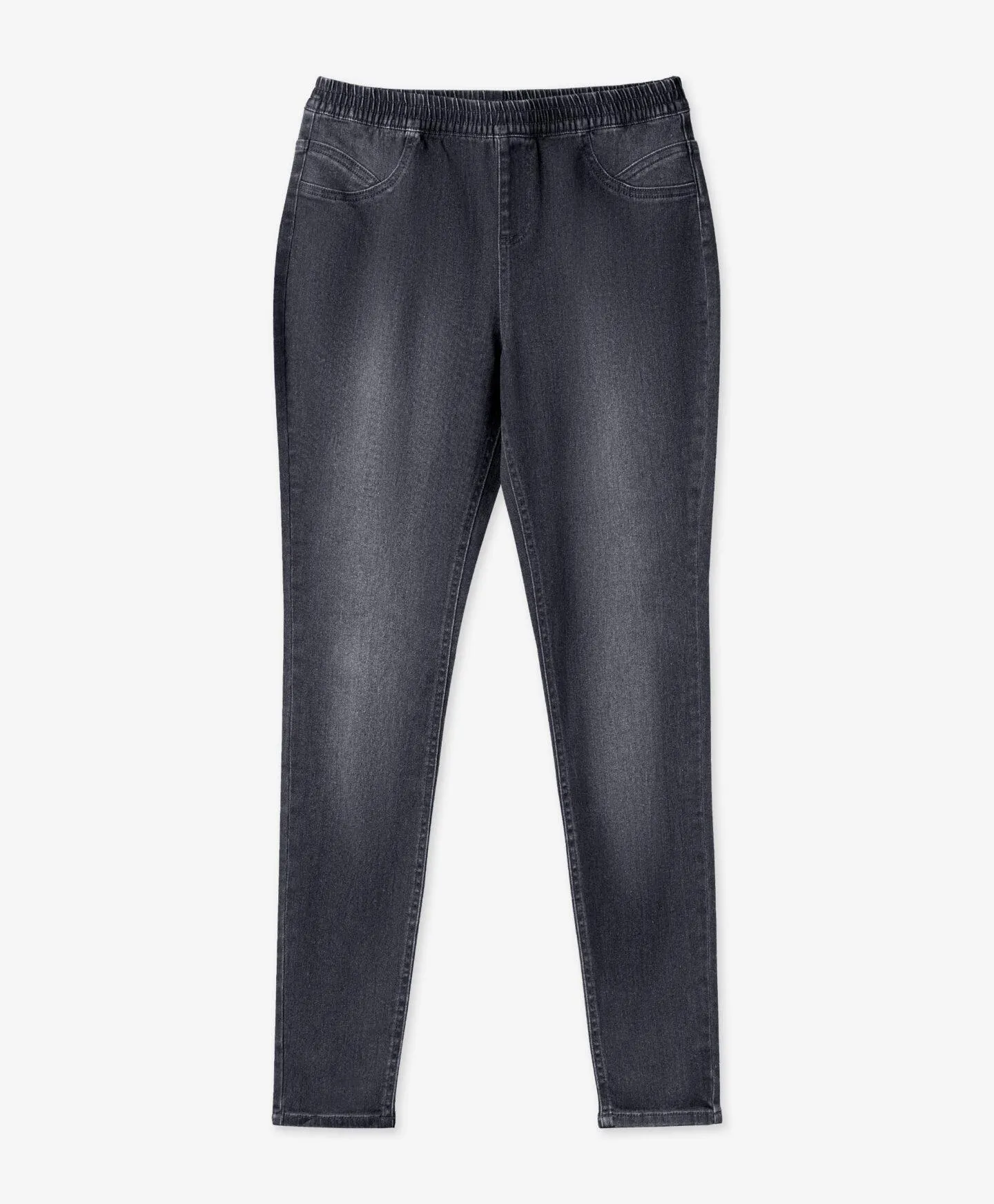 Czarne jegginsy damskie