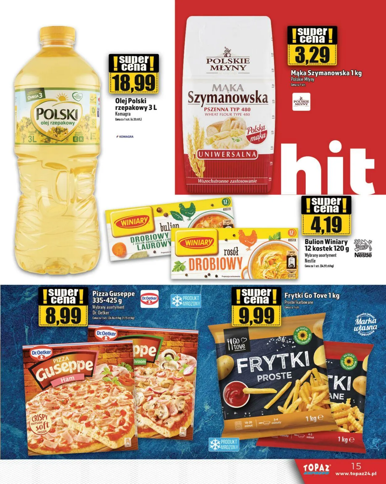 Gazetka Topaz Aktualna gazetka od 10 lipca do 24 lipca 2024 - Strona 15