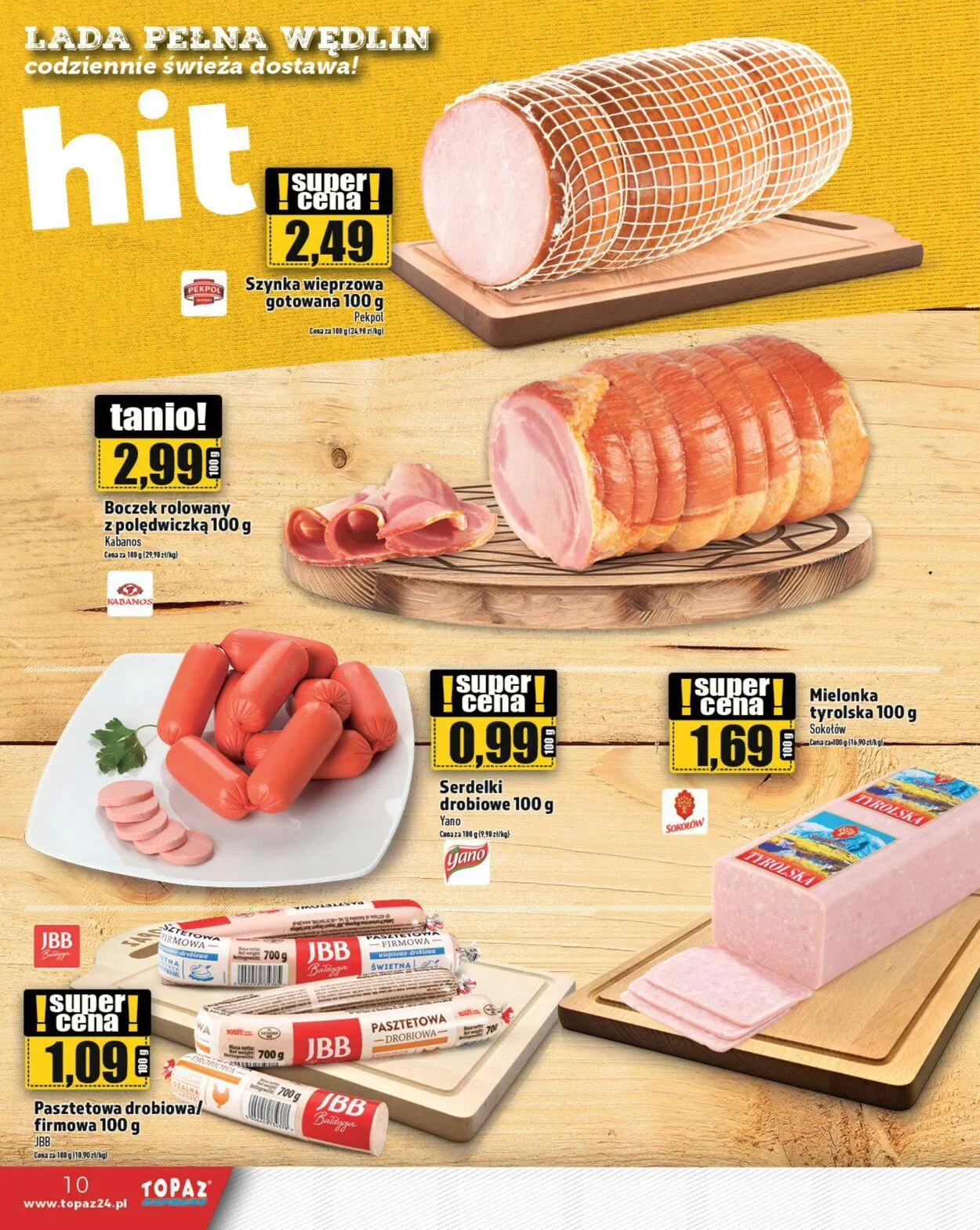 Gazetka Topaz Aktualna gazetka od 10 lipca do 24 lipca 2024 - Strona 10