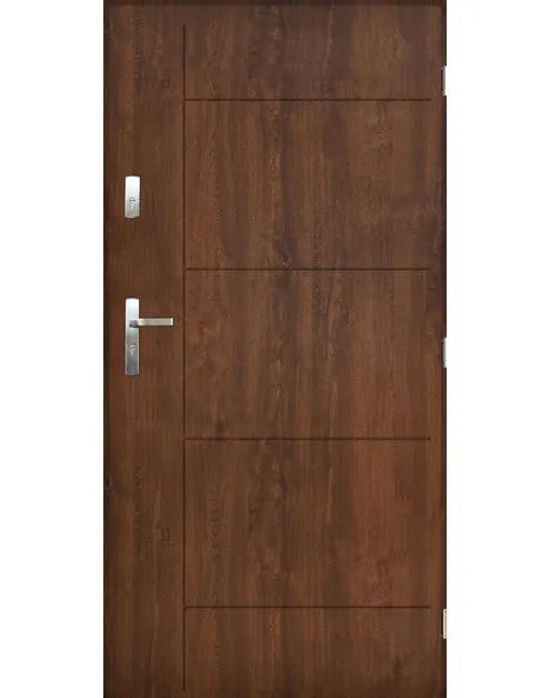 Drzwi zewnętrzne Detroit orzech 90 prawe kpl PANTOR