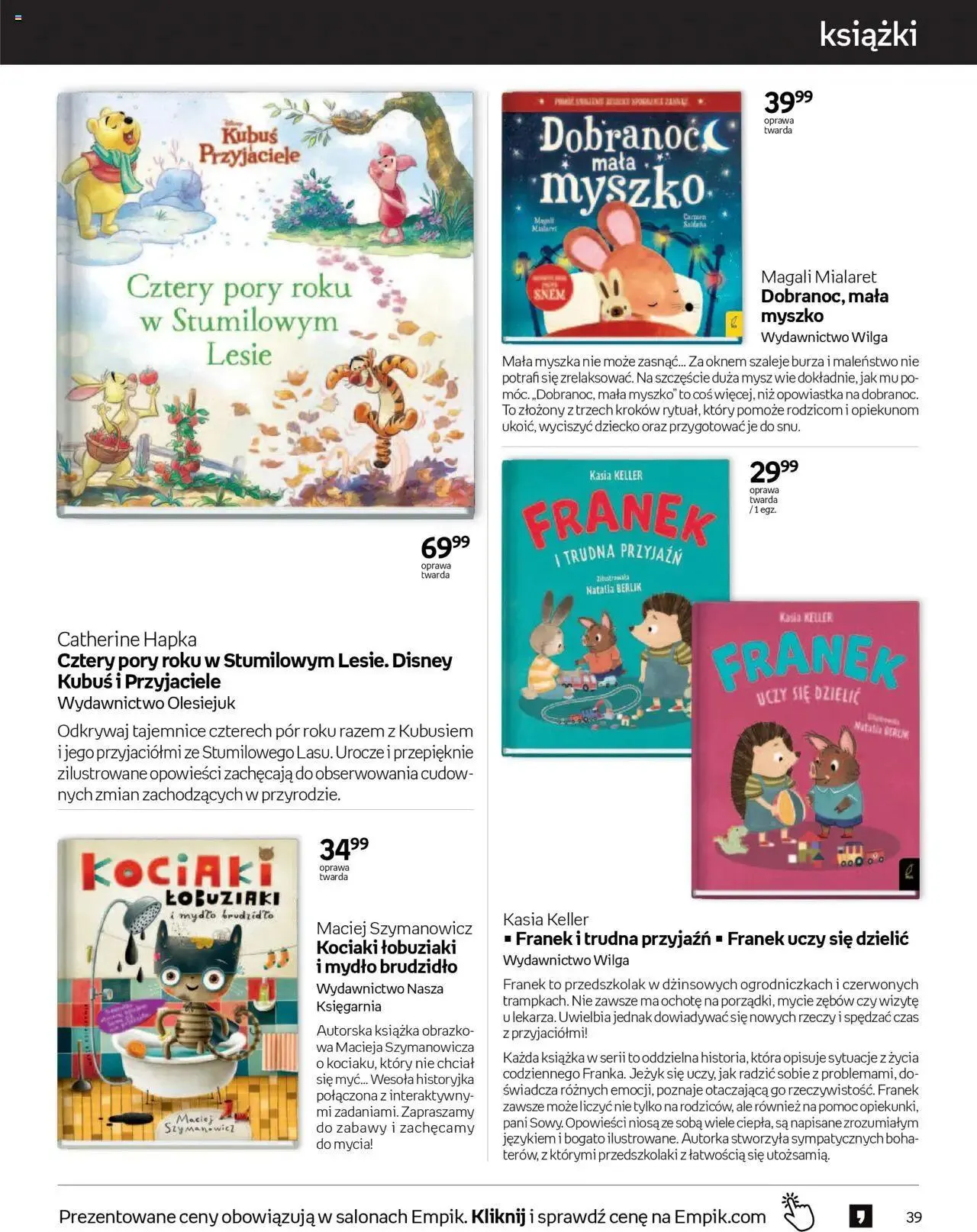 Gazetka Empik Gazetka od 11 września do 24 września 2024 - Strona 39