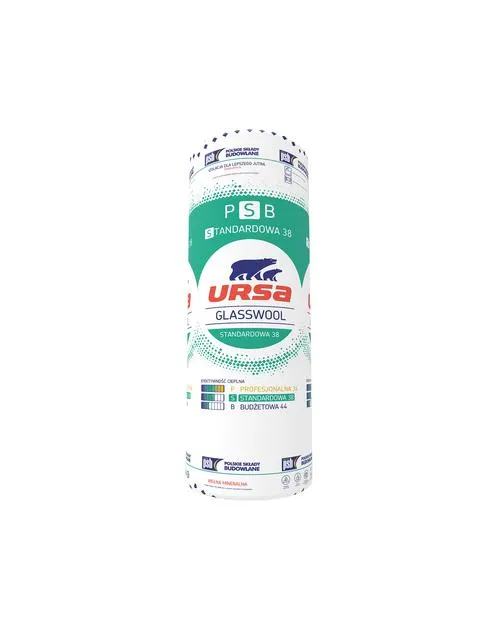 Szklana wełna mineralna Standardowa 38 gr. 50 mm URSA