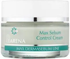 Clarena Max Dermasebum Line Max normalizująco-matujący krem na dzień i na noc do skóry tłustej i mieszanej 50ml