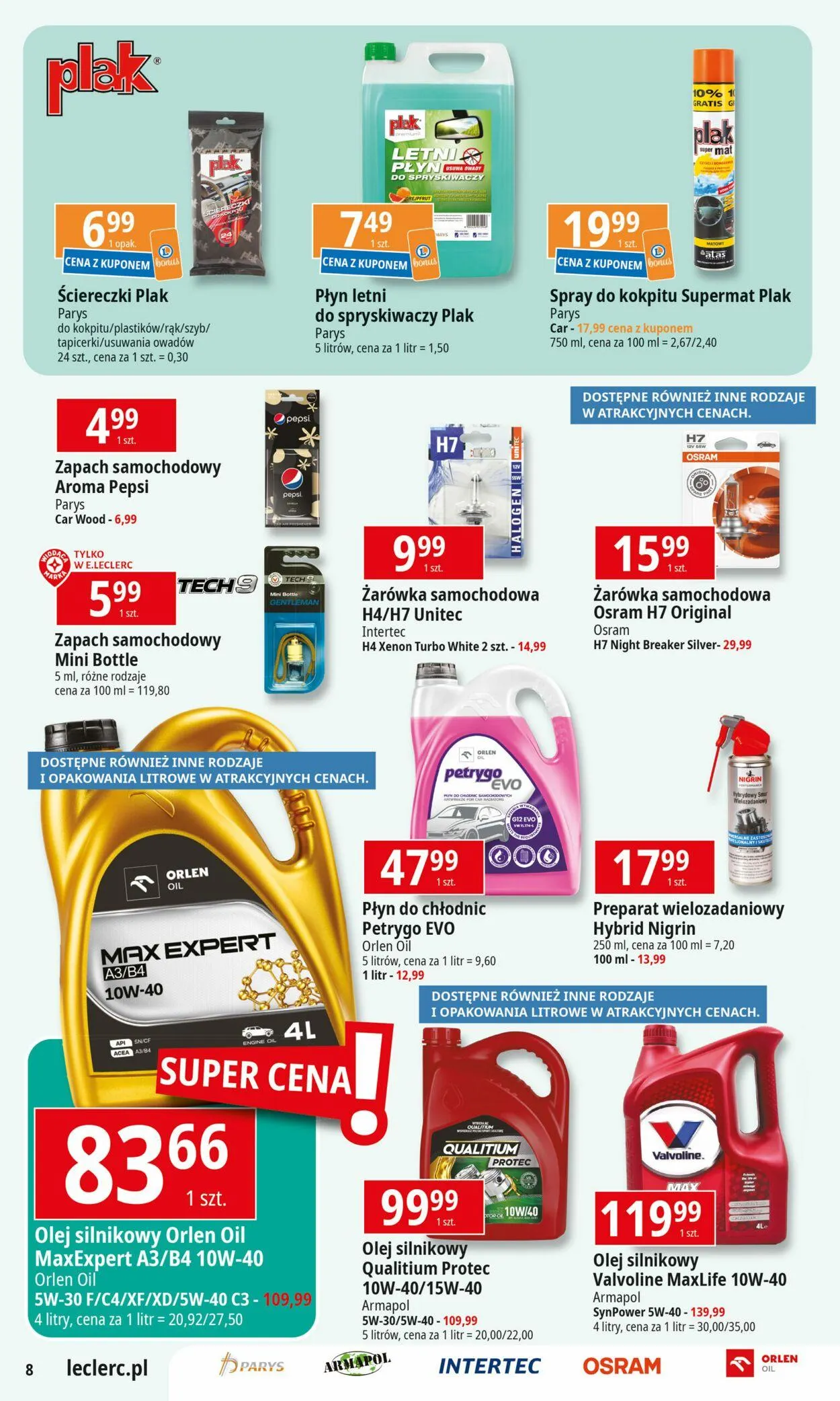 Gazetka E.Leclerc Aktualna gazetka od 30 września do 14 października 2024 - Strona 8