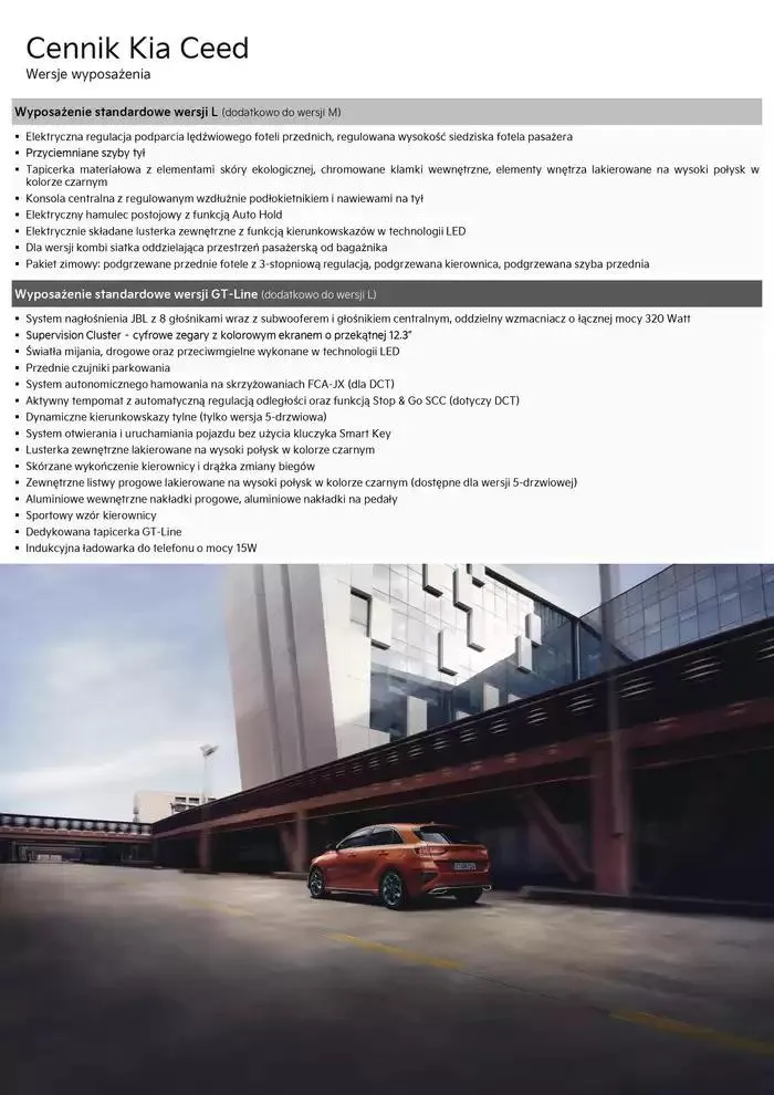 Gazetka Kia Ceed Cennik 2025  od 21 lutego do 31 grudnia 2025 - Strona 5