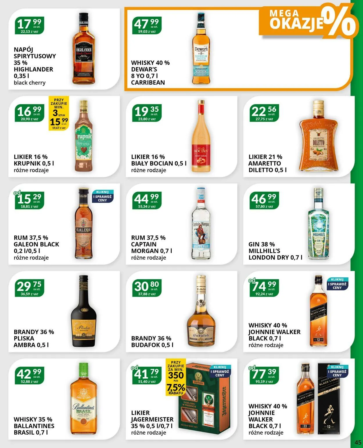 Gazetka Eurocash Aktualna gazetka od 28 października do 17 listopada 2024 - Strona 45