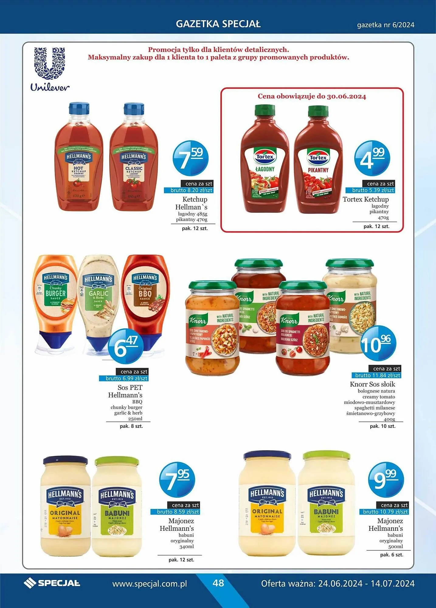 Gazetka Specjał gazetka od 24 czerwca do 14 lipca 2024 - Strona 48
