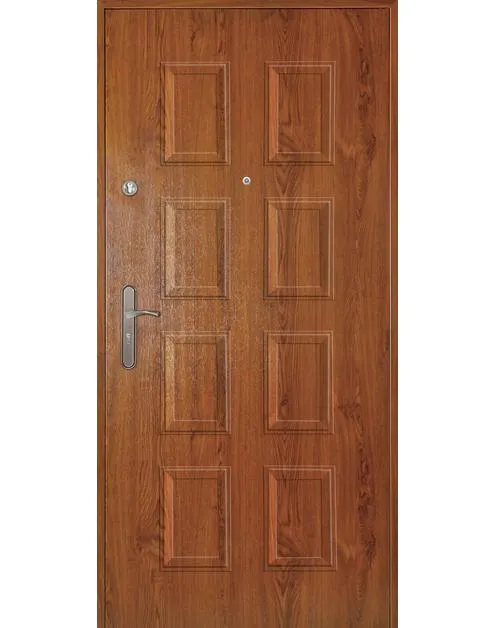 Drzwi zewnętrzne 90 cm prawe Bryza złoty dąb S-DOOR