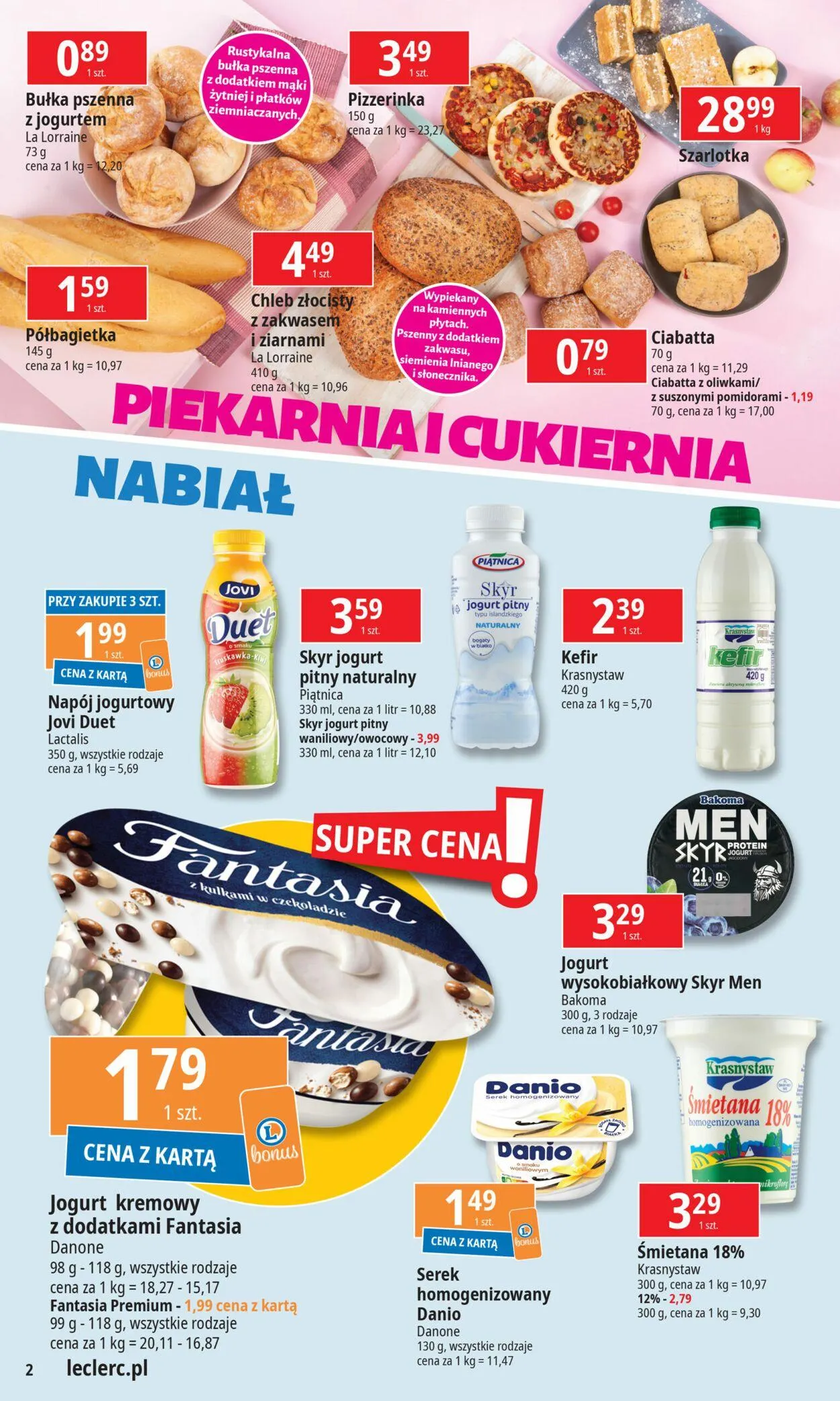 Gazetka E.Leclerc Aktualna gazetka od 14 października do 28 października 2024 - Strona 2